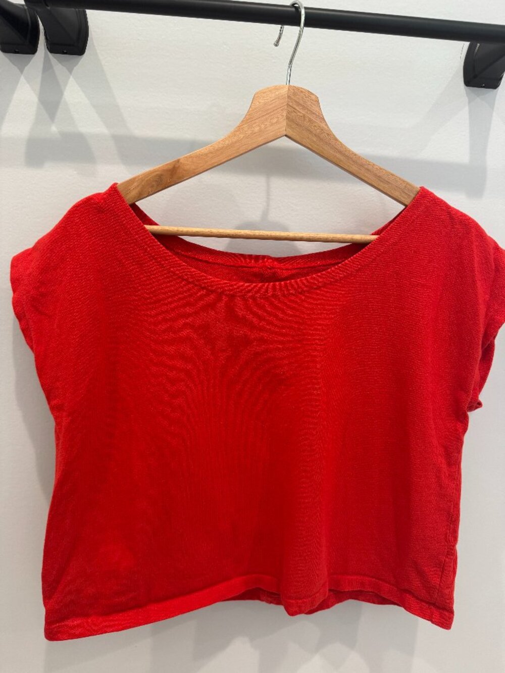 Big Bud Press Cropped Tunic Mustang Red